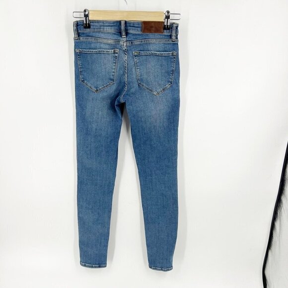 ✅ ALLSAINTS SKINNY MAST JEANS SIZE 25 MEDIUM WASH - Picture 5 of 7